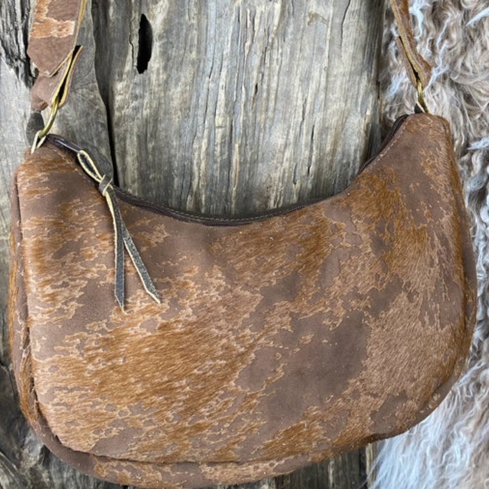 Keep it Gypsy Brown Leather and Hide Bag - Picture 3 of 5